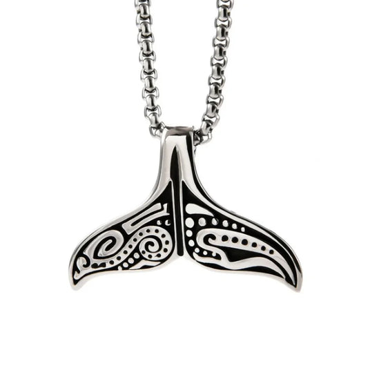 Maori Whale Tail Necklace