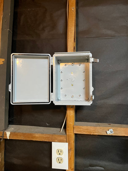 Weatherproofed Junction Box for Permanent Outdoor Lights