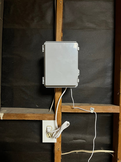 Weatherproofed Junction Box for Permanent Outdoor Lights