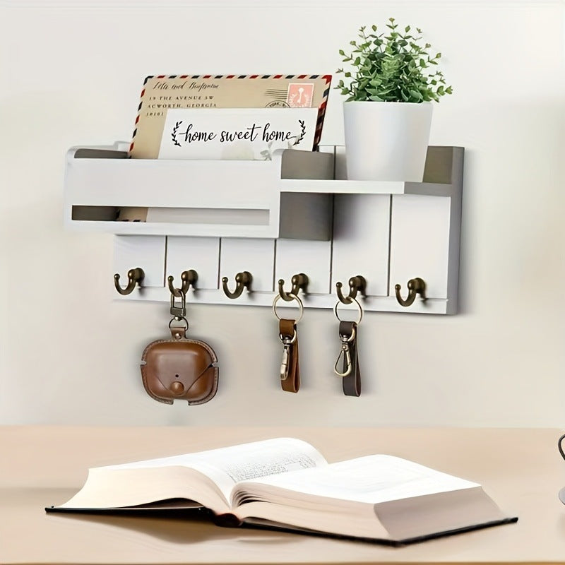 🏡2026 Sale🧡— Over 25 700 Sold! Wall‑Mounted Mail & Key Holder