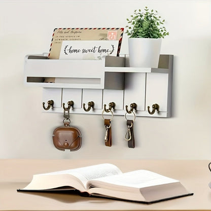 🏡2026 Sale🧡— Over 25 700 Sold! Wall‑Mounted Mail & Key Holder