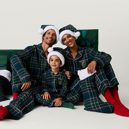 Green Tartan Plaid Flannelette Poshmas Stocking