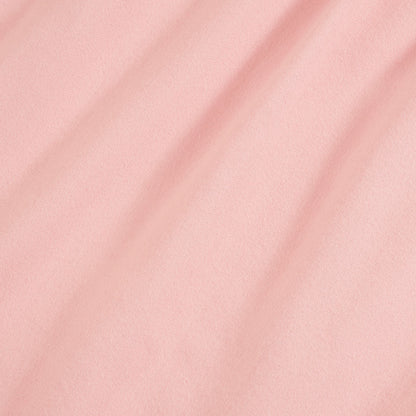 Powder Pink Flannelette Ruffled Pajama Set