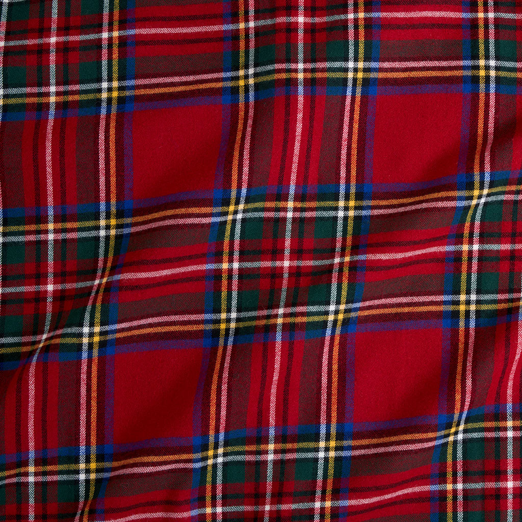 Red Tartan Plaid Flannelette Poshmas Stocking