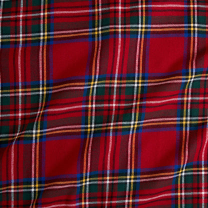 Red Tartan Plaid Flannelette Poshmas Stocking