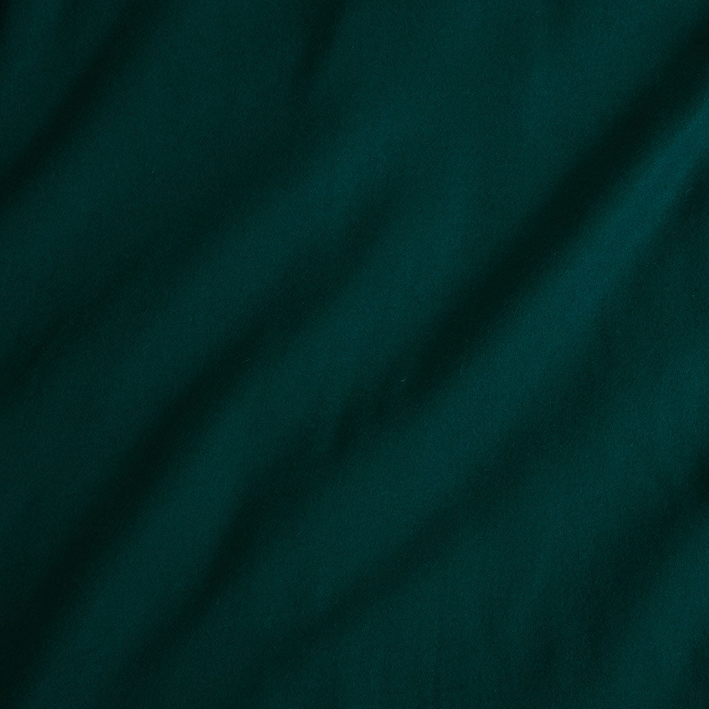 Forrest Green Flannelette Ruffled Pajama Set