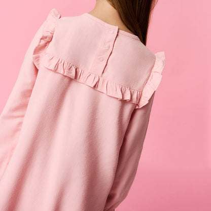Powder Pink Flannelette Nightgown