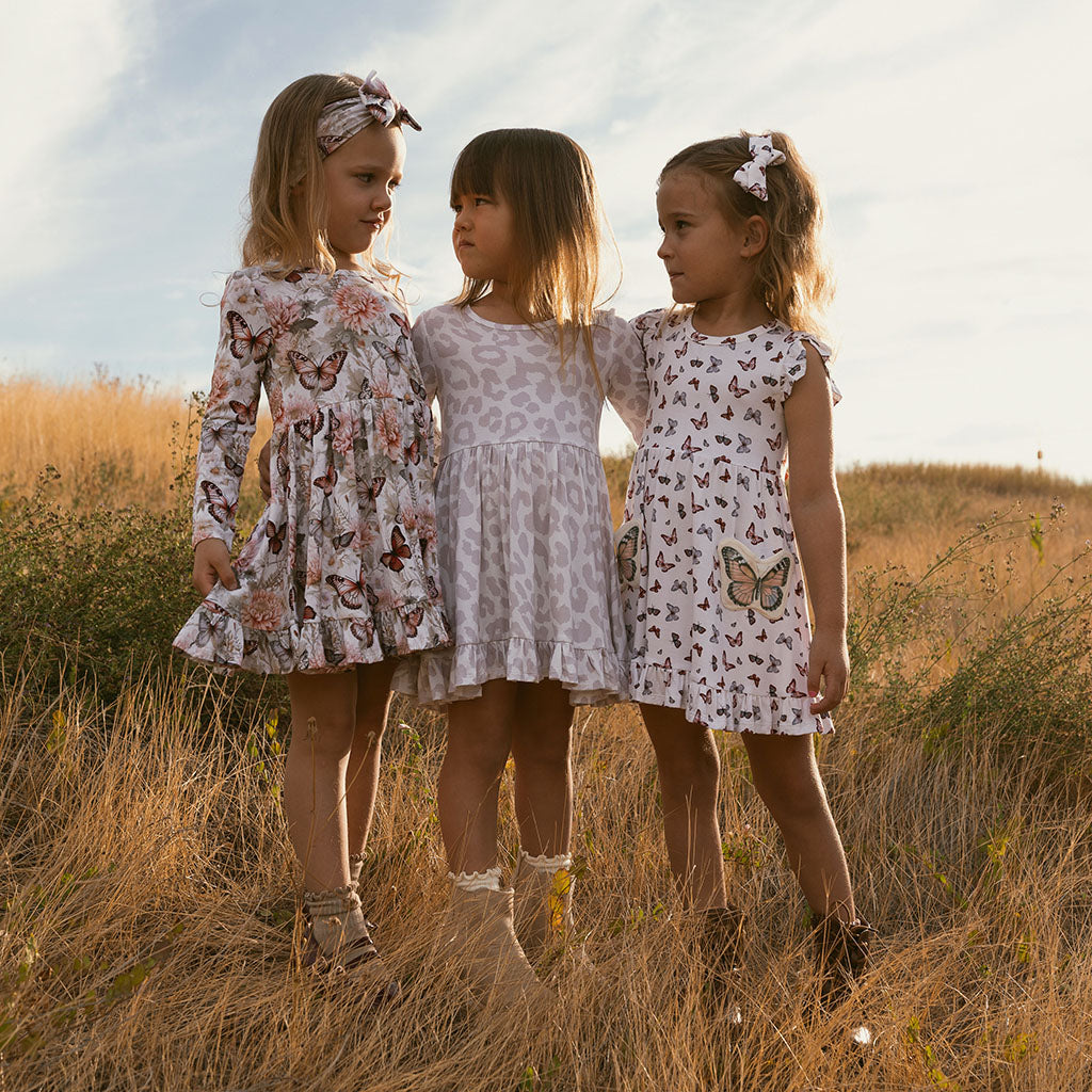 Joan Butterfly Pocket Twirl Dress