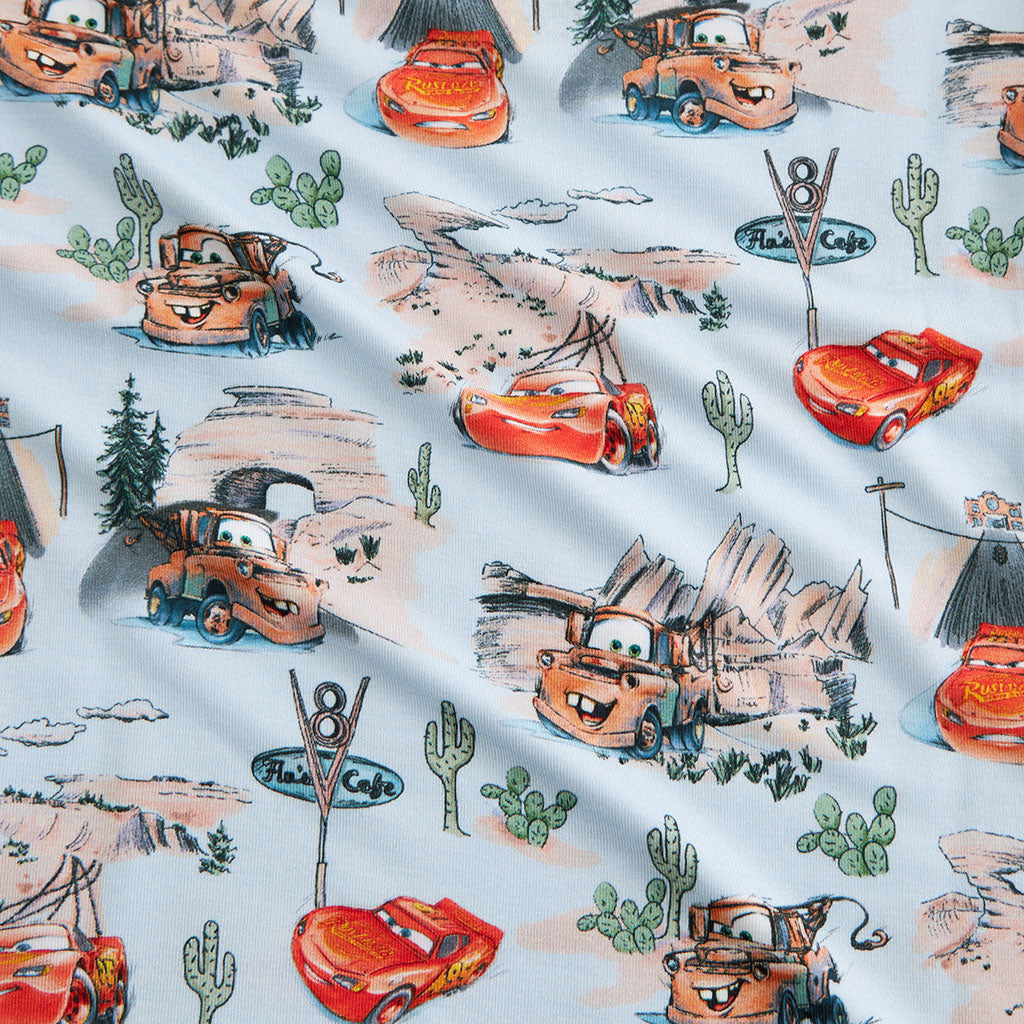 Disney Pixar Cars Rte 66 Classic Pajama Short Set