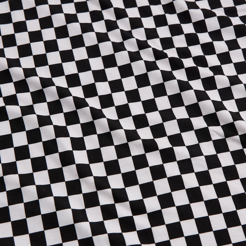 Racing Checker Luxe Bow Hair Clip