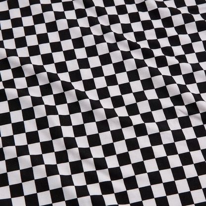 Racing Checker Luxe Bow Hair Clip