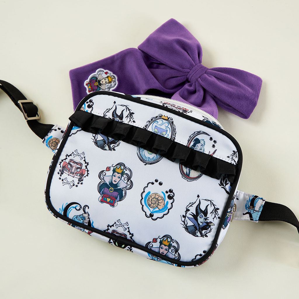 Disney Villain Portraits Women's Ruffled Fanny Pack