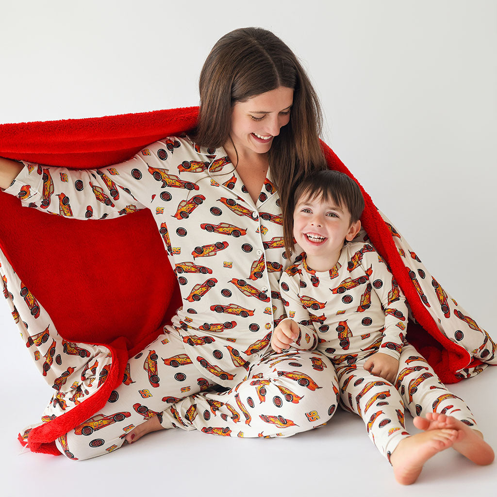 Disney Lightning McQueen Women's Luxe Pajama Pant Set