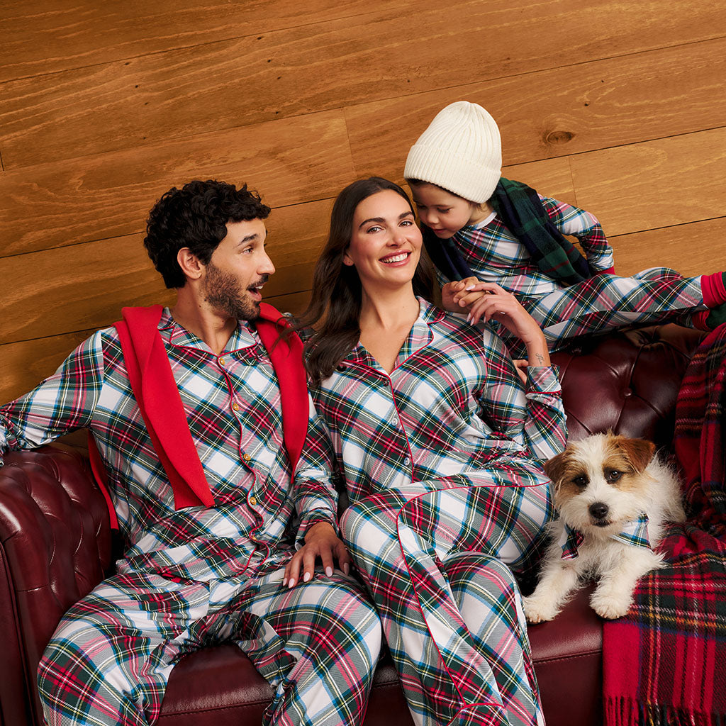 Portia Plaid Women's Luxe Pajama Pant Set