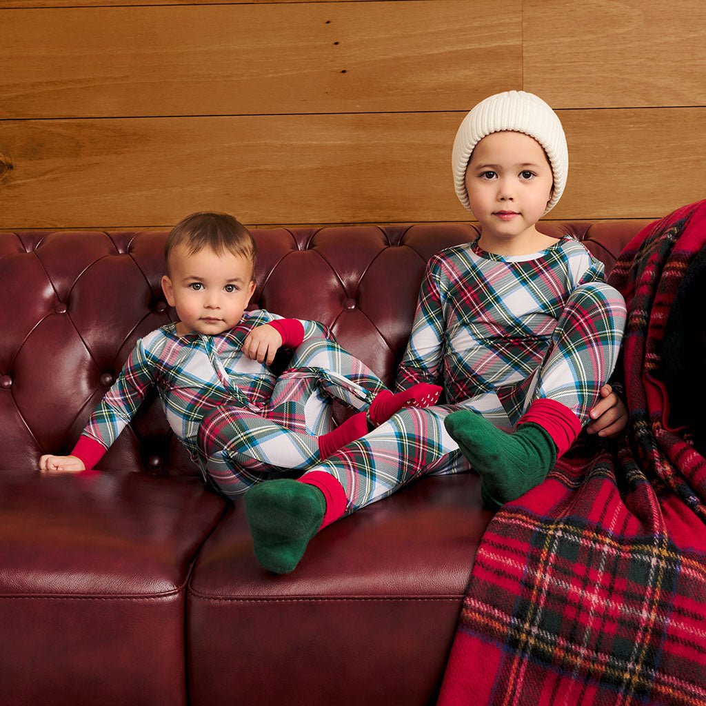 Portia Plaid Classic Pajama Set