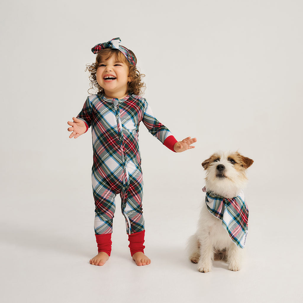 Portia Plaid Luxe Bow Headwrap