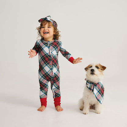Portia Plaid Luxe Bow Headwrap