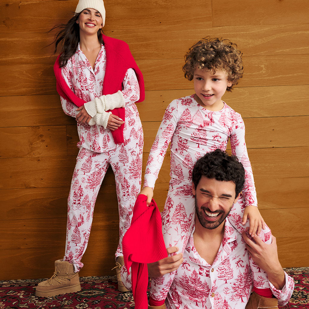 Father Christmas Men's Luxe Pajama Pant Set