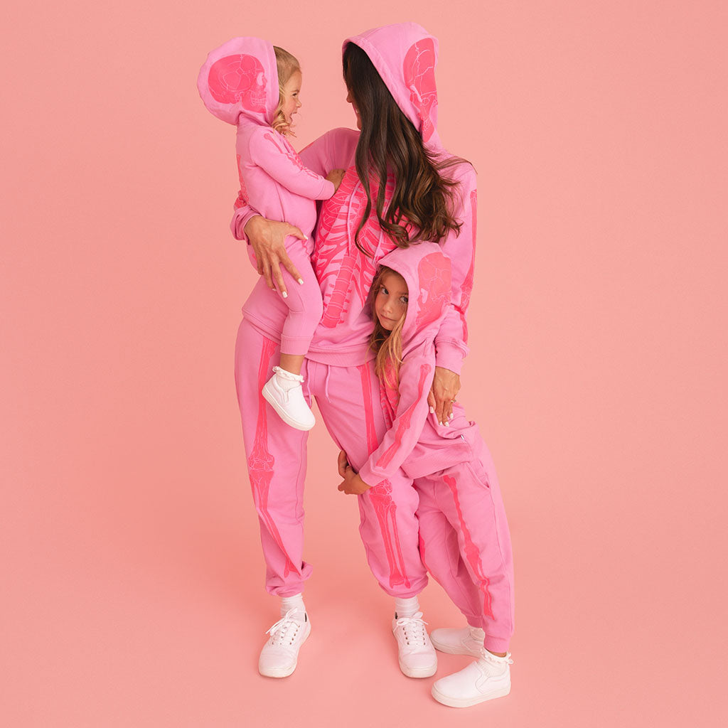 Posh Skelly Fleece Hooded Romper