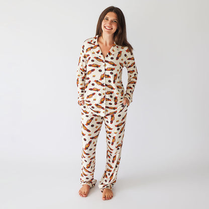 Disney Lightning McQueen Women's Luxe Pajama Pant Set