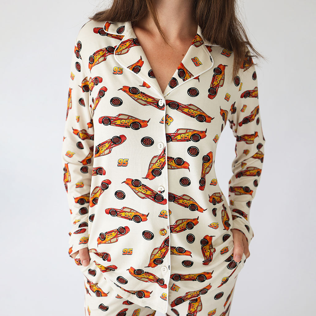 Disney Lightning McQueen Women's Luxe Pajama Pant Set