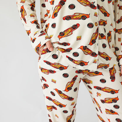 Disney Lightning McQueen Women's Luxe Pajama Pant Set