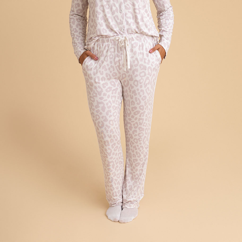 Laurel Leopard Women's Luxe Pajama Pant Set
