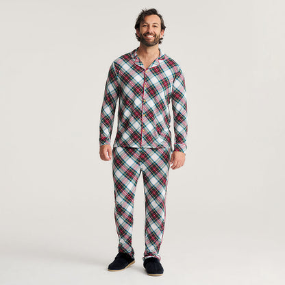 Portia Plaid Men's Luxe Pajama Pant Set