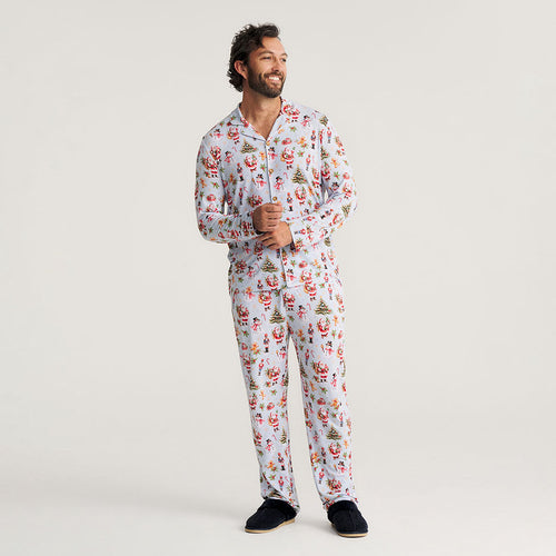 Saint Nicolas Men's Luxe Pajama Pant Set