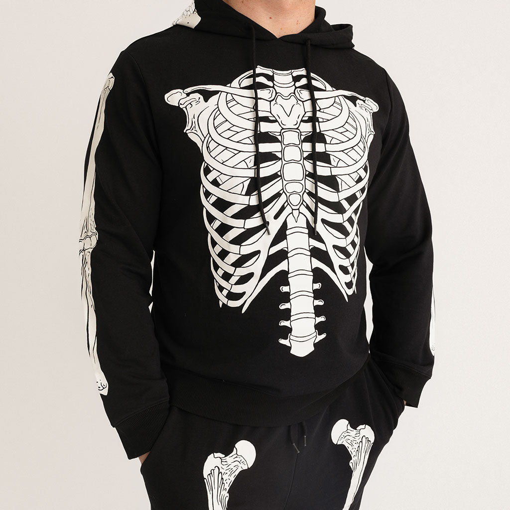 Classic Skelly Men's Fleece Hoodie Jogger Set