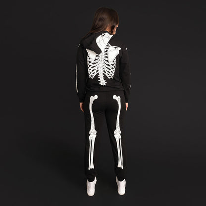 Classic Skelly Women's Fleece Hoodie Jogger Set