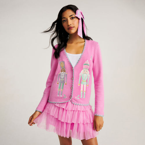 Sweet Nutcracker Women's Whipstitch Sweater Cardigan