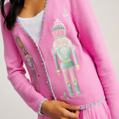 Sweet Nutcracker Women's Whipstitch Sweater Cardigan