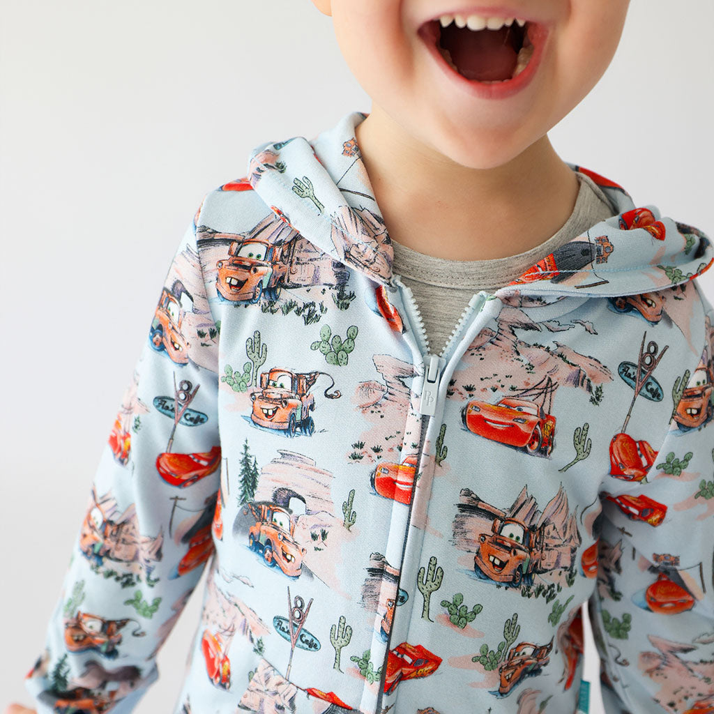 Disney Pixar Cars Rte 66 French Terry Hoodie Jogger Set