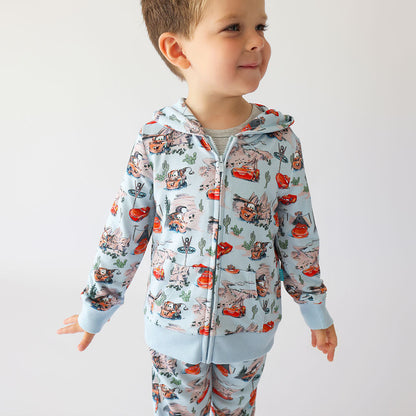 Disney Pixar Cars Rte 66 French Terry Hoodie Jogger Set