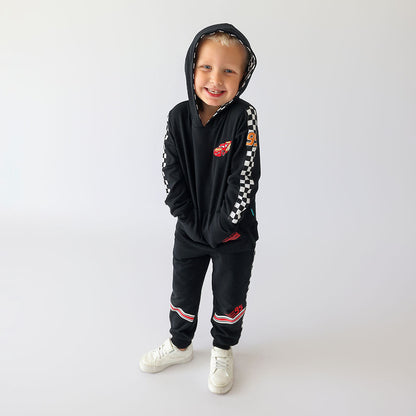 Disney Lightning McQueen 95 Fleece Racing Hoodie Jogger Set