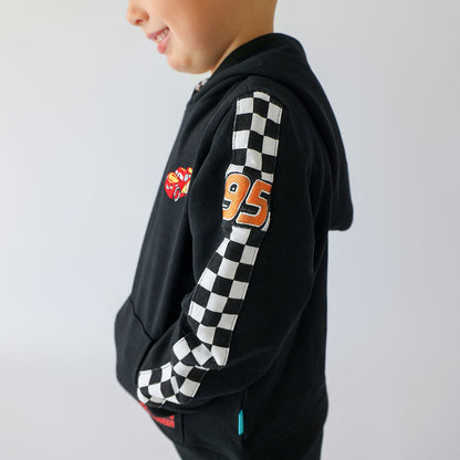 Disney Lightning McQueen 95 Fleece Racing Hoodie Jogger Set