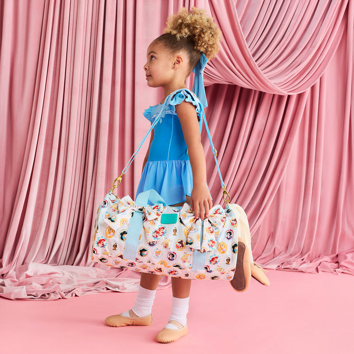 Disney Princess Portraits Double Bow Duffle Bag