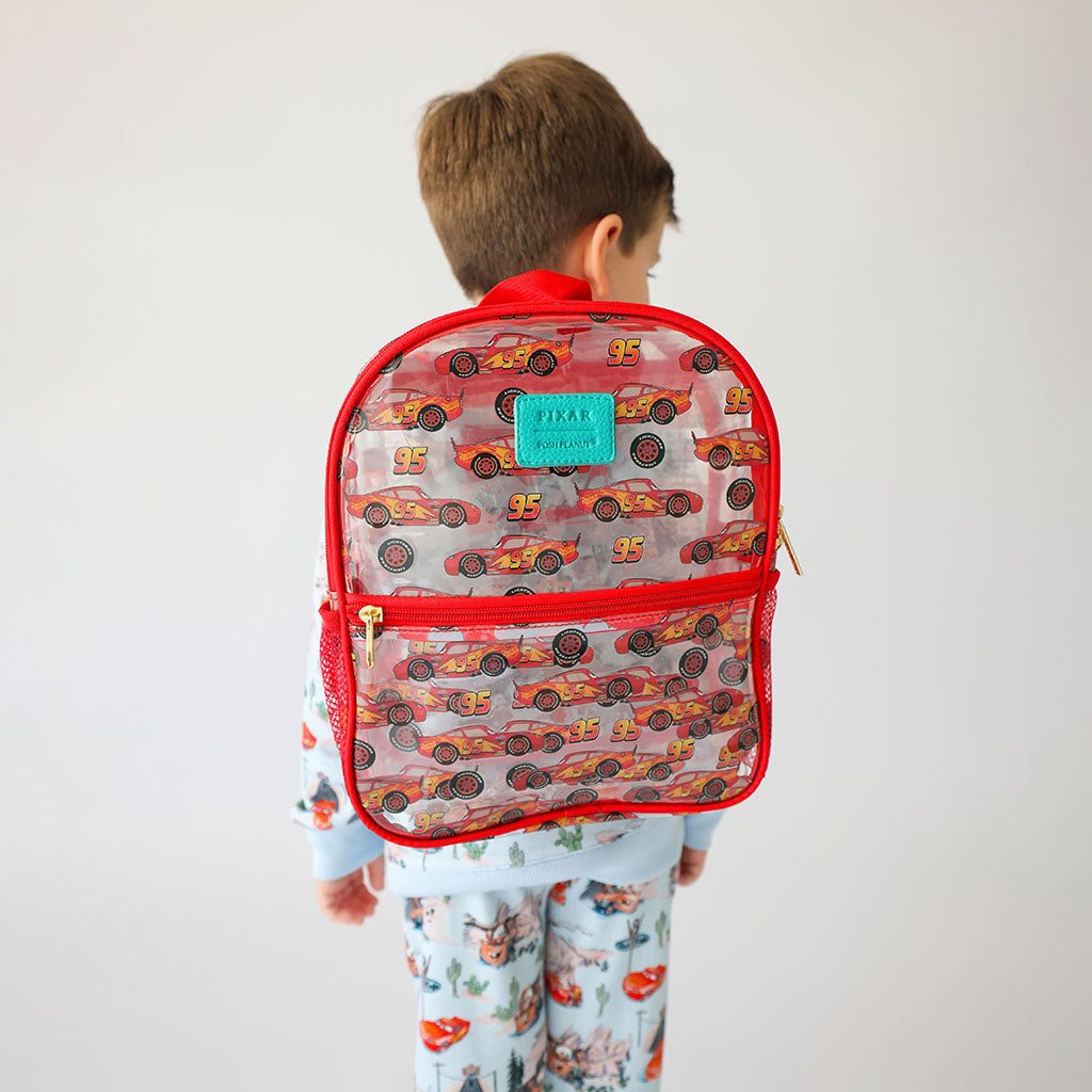 Disney Lightning McQueen Mini Clear Backpack