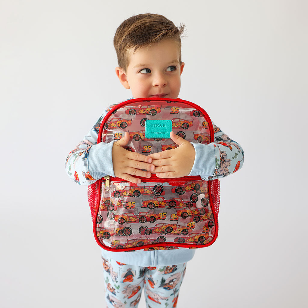 Disney Lightning McQueen Mini Clear Backpack