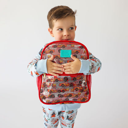 Disney Lightning McQueen Mini Clear Backpack