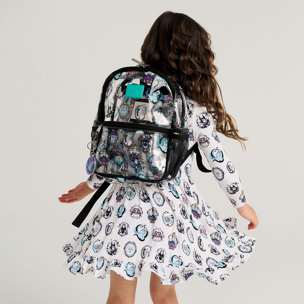 Disney Villain Portraits Mini Clear Backpack