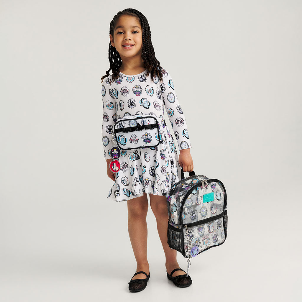 Disney Villain Portraits Mini Clear Backpack