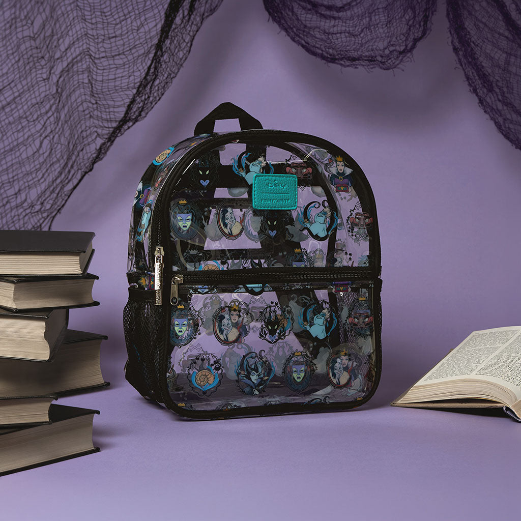 Disney Villain Portraits Mini Clear Backpack