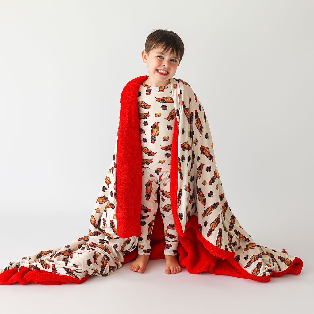 Disney Lightning McQueen Luxe Plush Patoo® Blanket