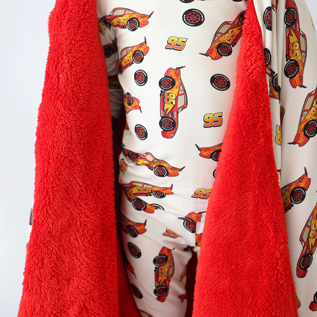Disney Lightning McQueen Luxe Plush Patoo® Blanket