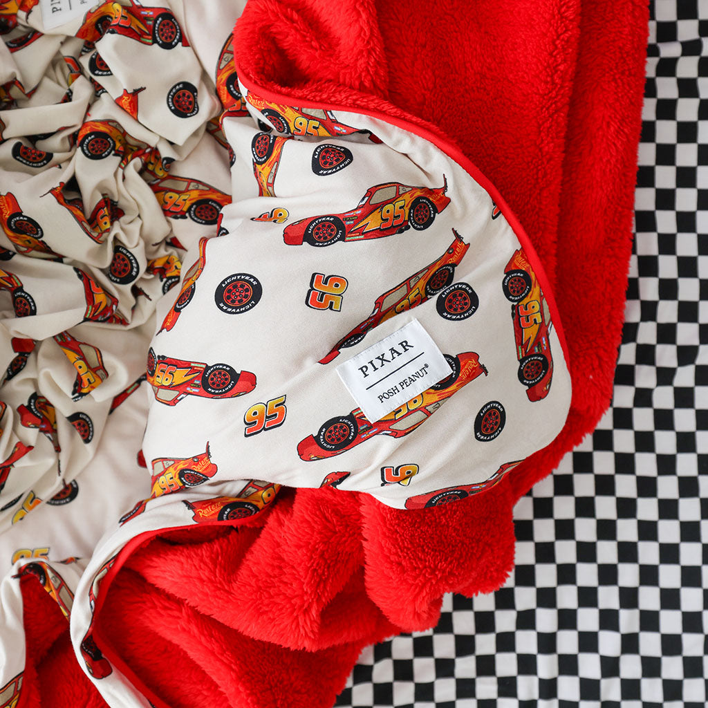 Disney Lightning McQueen Luxe Plush Patoo® Blanket