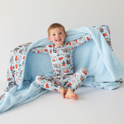 Disney Pixar Cars Rte 66 Luxe Plush Patoo® Blanket