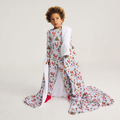 Saint Nicolas Luxe Plush Patoo® Blanket