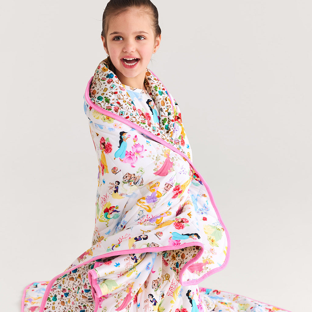 Disney Princess Ball & Princess Friends Reversible Quilted Patoo® Blanket